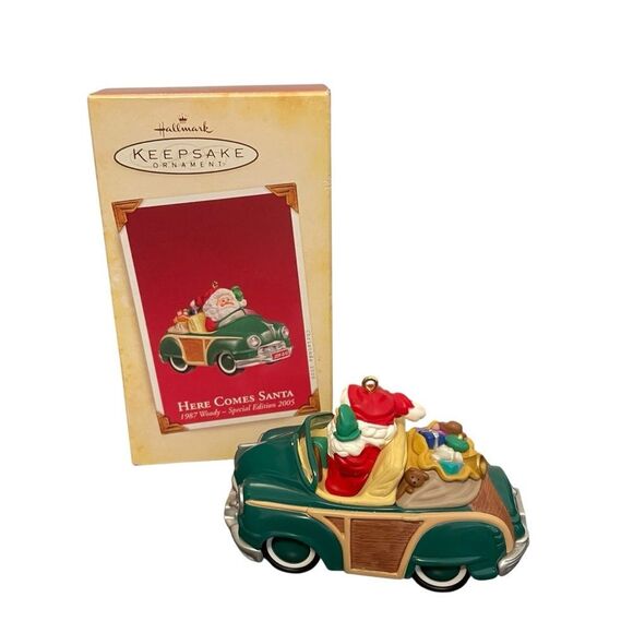 Hallmark Keepsake Ornament 2005 Here Comes Santa-1987 Woody Special Edition - Picture 1 of 6